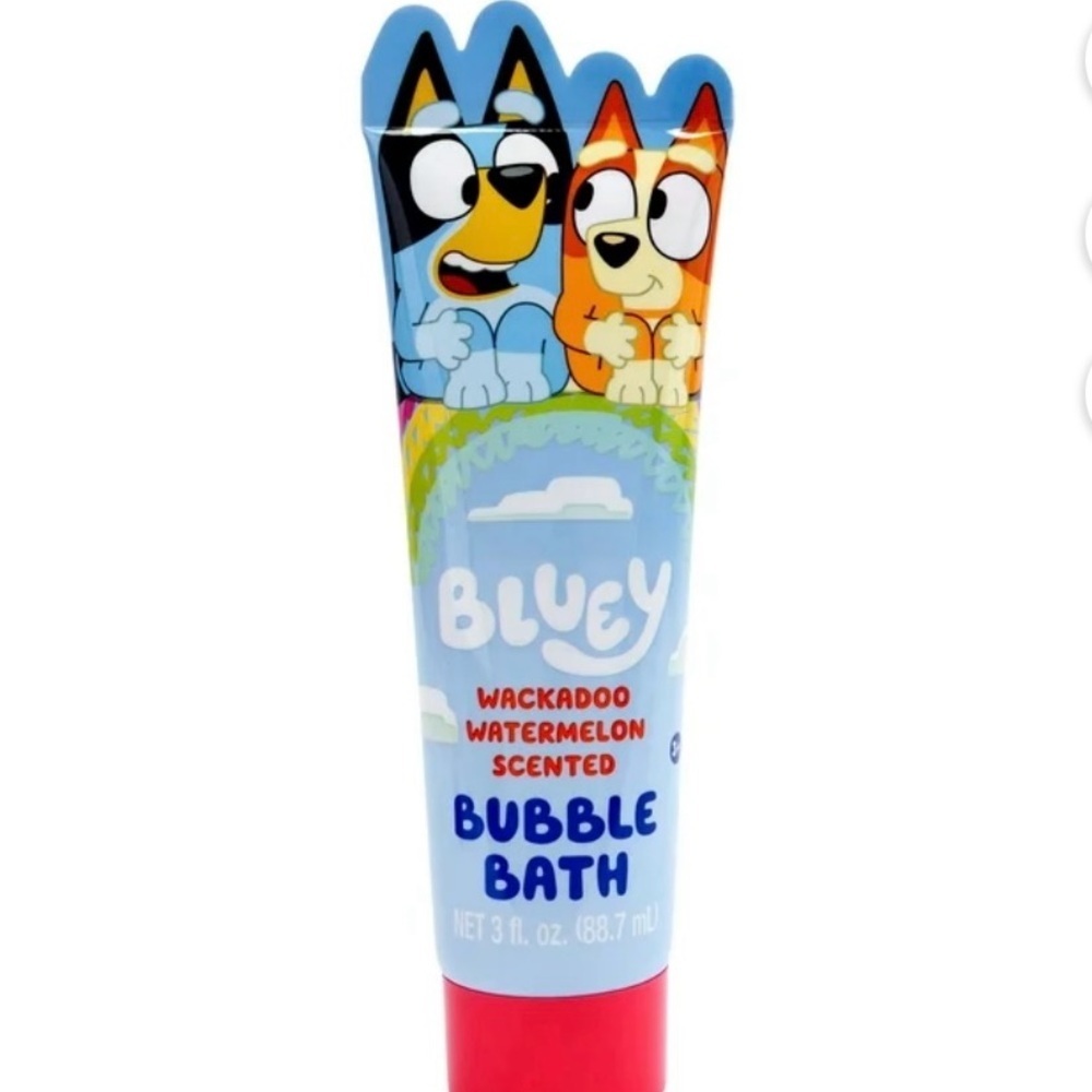 Wackadoo Watermelon Scented Bubble Bath - Blue and Red